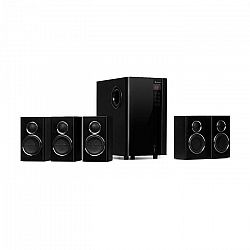Auna Areal Touch, 5.1 reproduktorový systém, 200 W max., OneSide subwoofer, BT, USB, SD