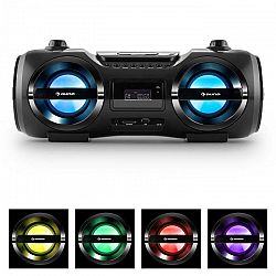 Auna Soundblaster M, max. 50W, boombox s bluetooth 3.0, CD/MP3/USB, FM, LED