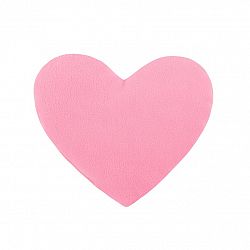 Bellatex Tvarovaný vankúšik Srdce ružová, 23 x 25 cm